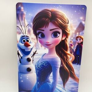 Frozen Character Metal Sign